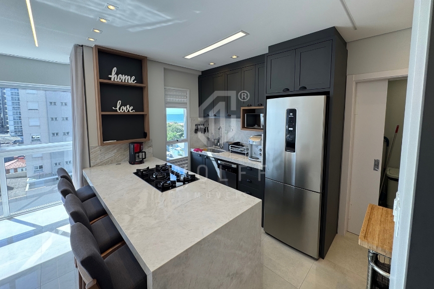 JD1797 - Apartamento Mobiliado com Vista Mar 