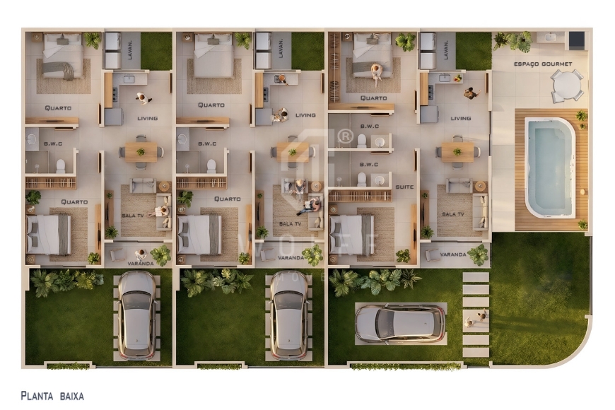 JD1820 - Casa Geminada com suíte em Itajuba