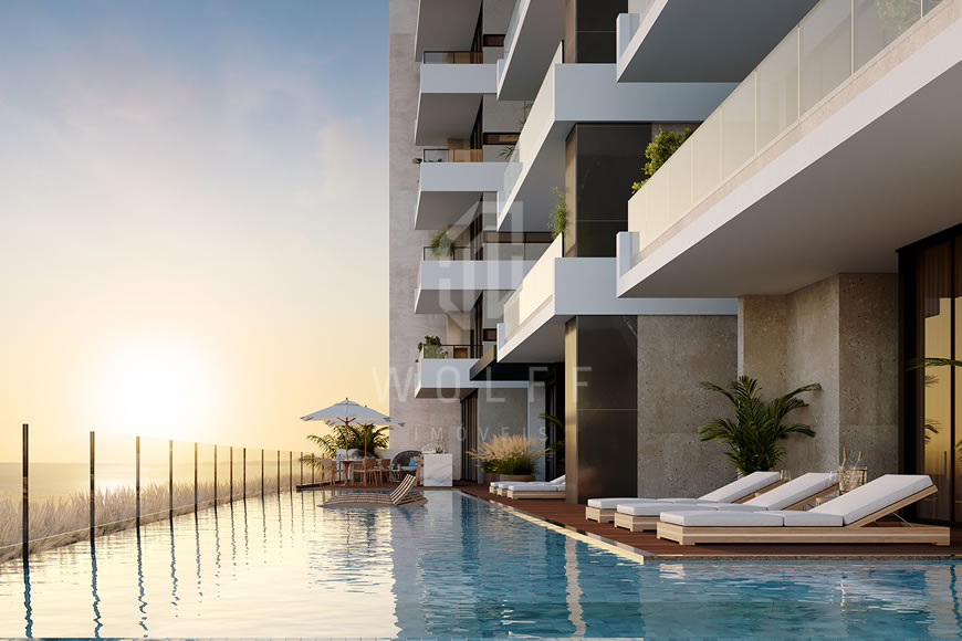 JD422 - Apartamento com incrível vista mar