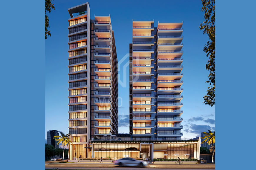 JD422 - Apartamento com incrível vista mar