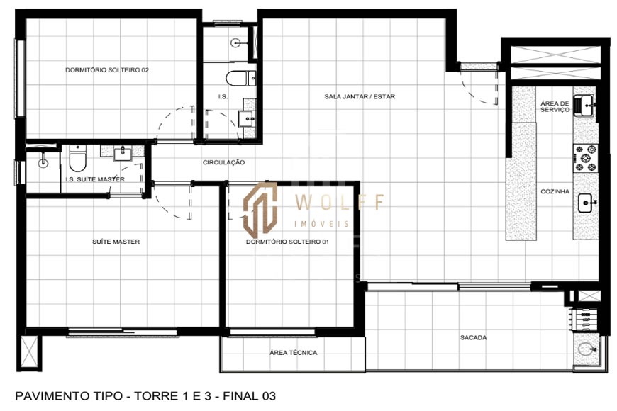 JD632 - Apartamentos frente mar no Itacolomi 