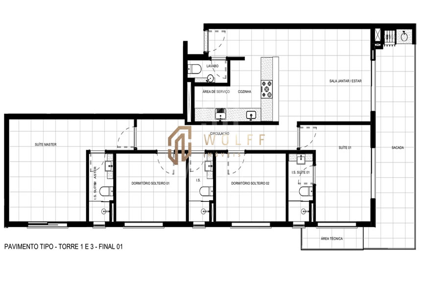 JD632 - Apartamentos frente mar no Itacolomi 