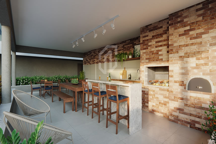 JD773 - Apartamentos a 120 metros da praia na região central 
