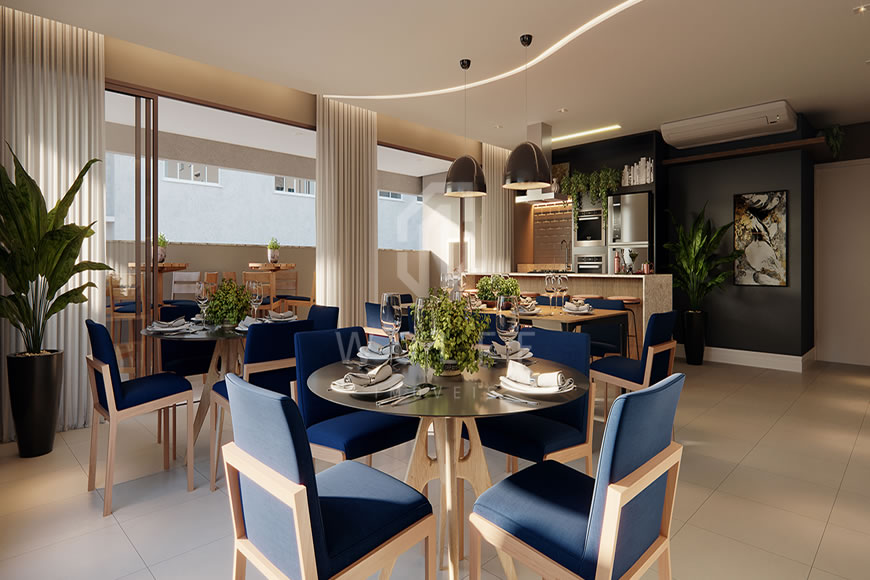 JD773 - Apartamentos a 120 metros da praia na região central 