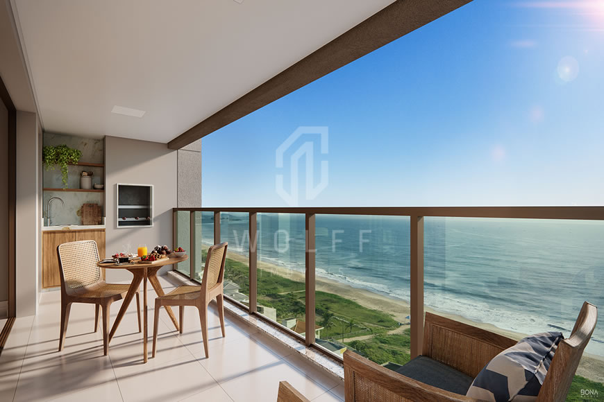 JD773 - Apartamentos a 120 metros da praia na região central 