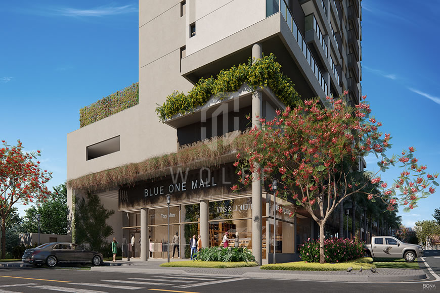 JD773 - Apartamentos a 120 metros da praia na região central 