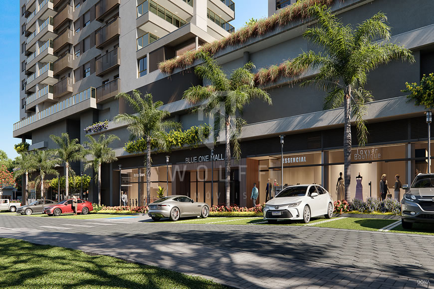 JD773 - Blue One - Apartamentos a 120 metros da praia na região central 
