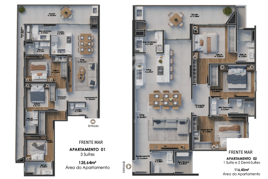 JD815 - Terrace Residence - Apartamentos frente mar 