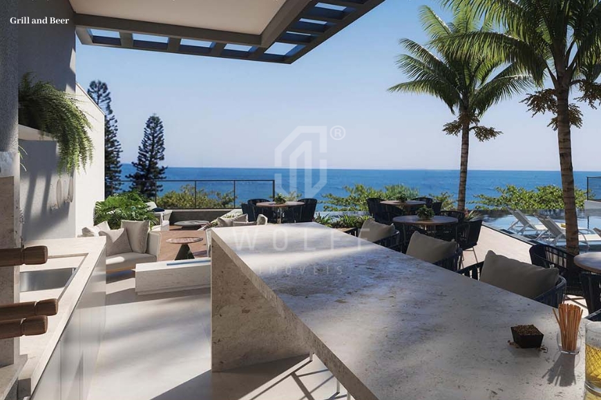 JD822 -  Apartamentos frente mar na Praia da Armação