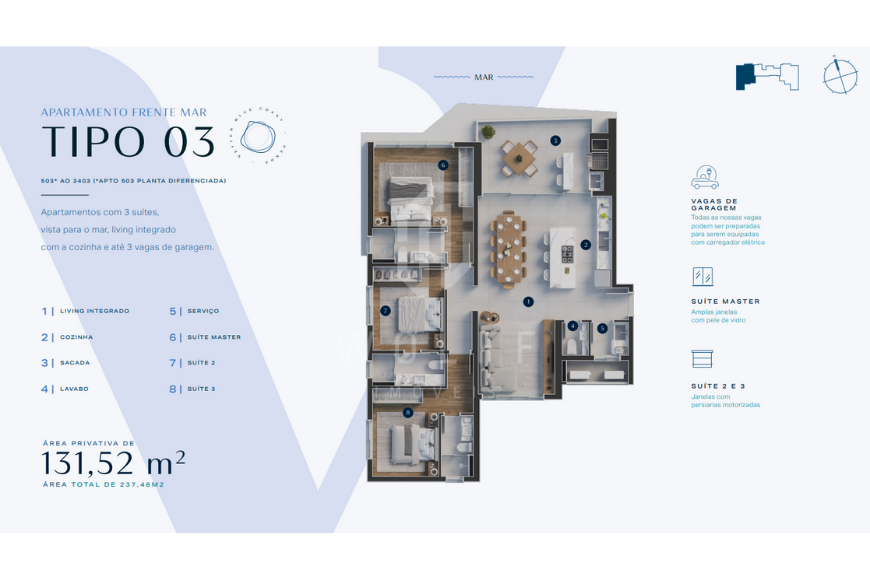 JD822 -  Blue Coast - Apartamentos frente mar 