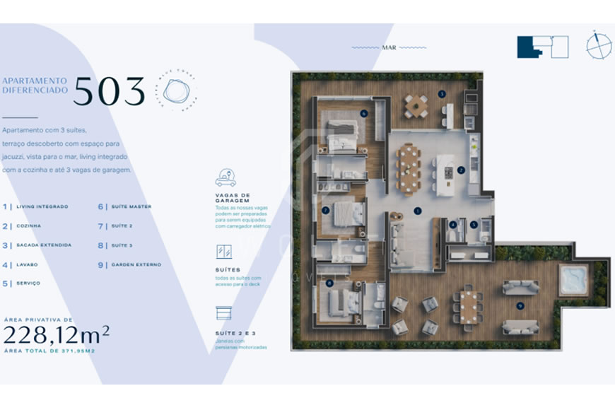 JD822 -  Blue Coast - Apartamentos frente mar 