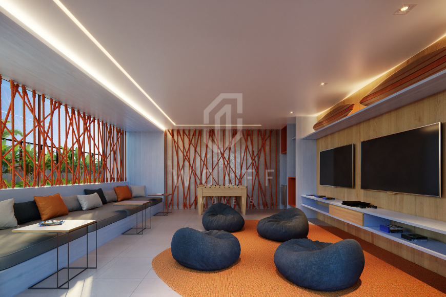 JD823 -  Apartamentos pé na areia na praia do Tabuleiro 