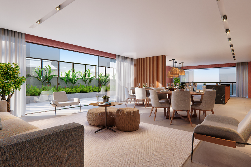 JD823 -  Apartamentos pé na areia na praia do Tabuleiro 