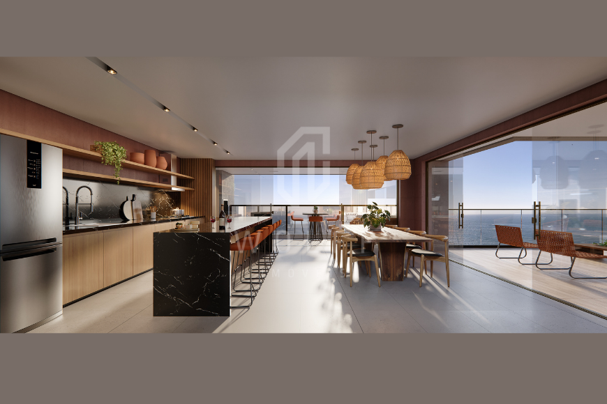 JD823 -  Apartamentos pé na areia na praia do Tabuleiro 