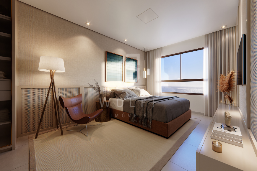 JD823 -  Apartamentos pé na areia na praia do Tabuleiro 