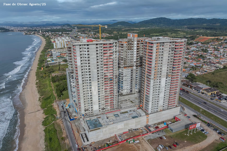 JD823 -  Apartamentos pé na areia na praia do Tabuleiro 