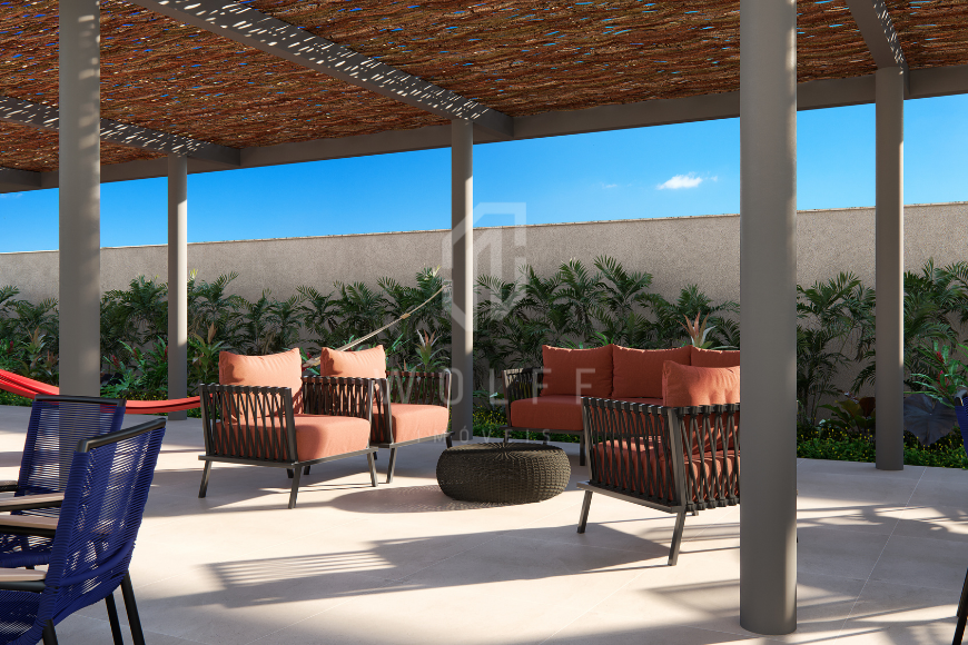 JD823 -  Apartamentos pé na areia na praia do Tabuleiro 