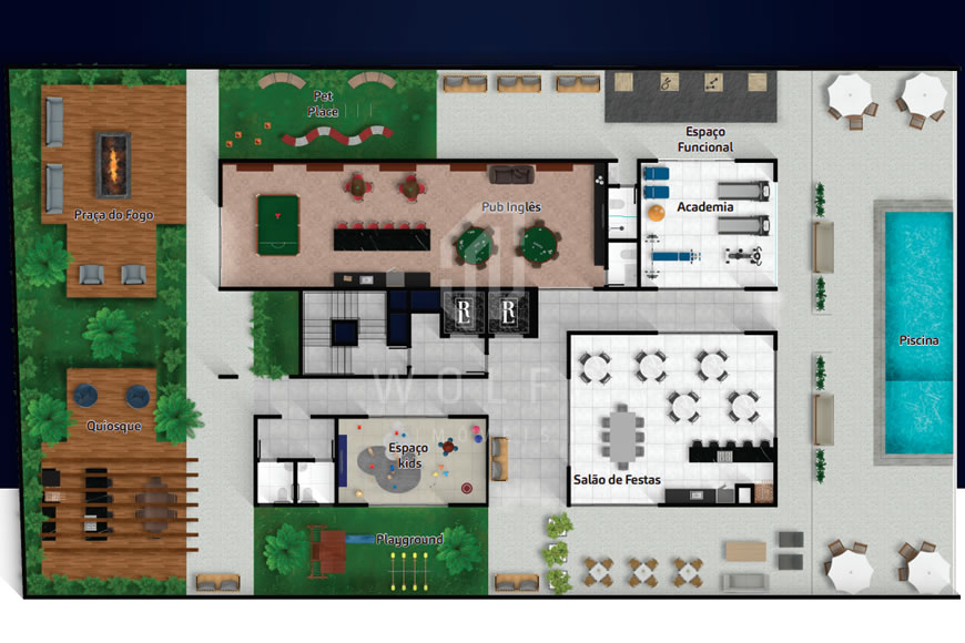 JD852 - Apartamentos com vista definitiva para o Mar e Lagoa
