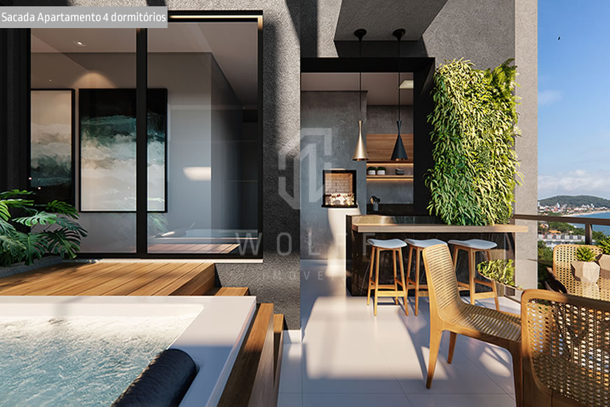 JD856 - Apartamentos a 100 metros do Mar na Praia de Armação