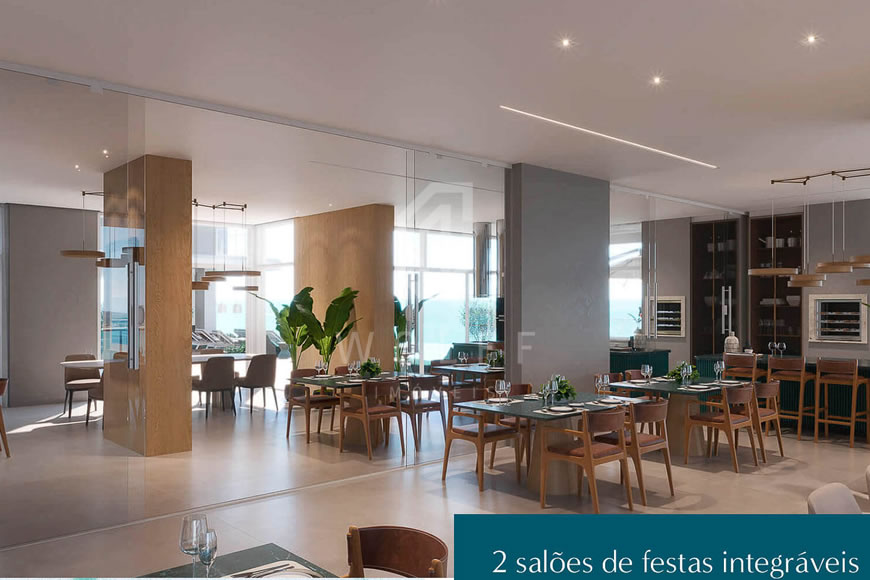 JD857 - Apartamentos com Linda Vista Mar no Centro