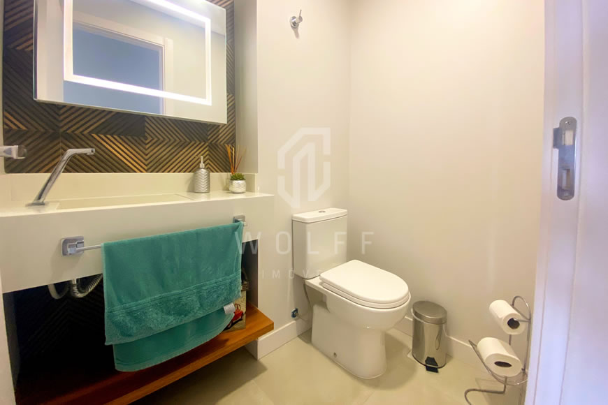 JD860 - Apartamento Finamente Mobiliado a 180 metros da praia no centro