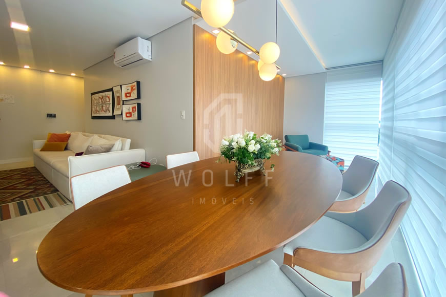 JD860 - Apartamento Finamente Mobiliado a 180 metros da praia no centro