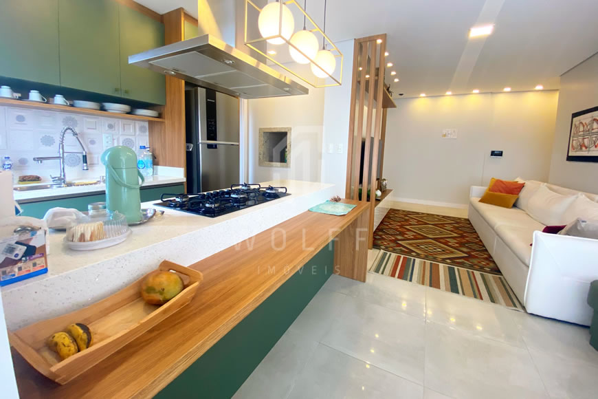 JD860 - Apartamento Finamente Mobiliado a 180 metros da praia no centro