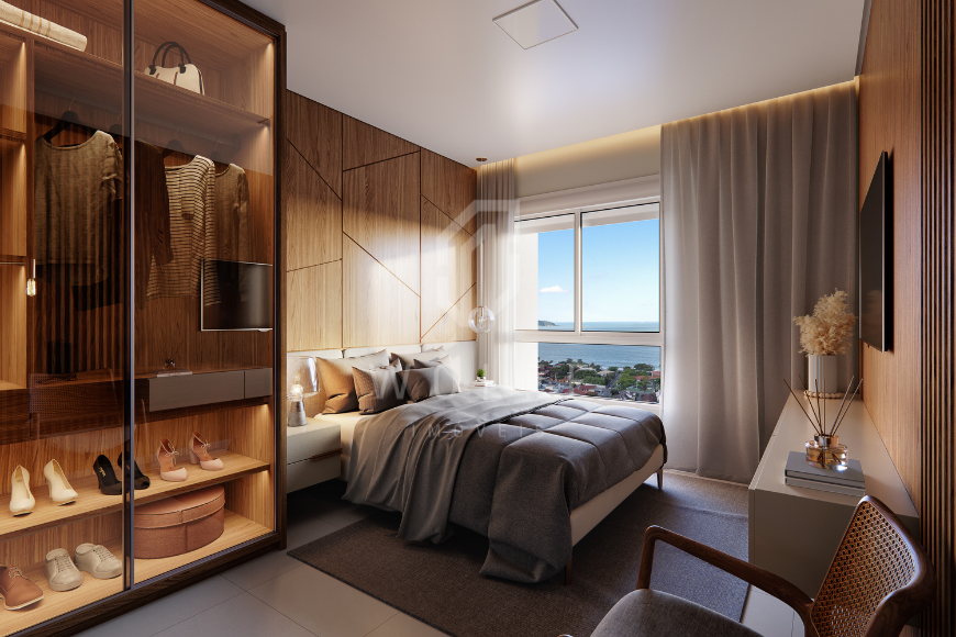 JD875 - Bersi Home Club - Apartamento a 330 metros da praia