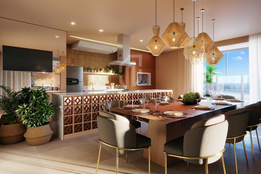 JD875 - Bersi Home Club - Apartamento a 330 metros da praia