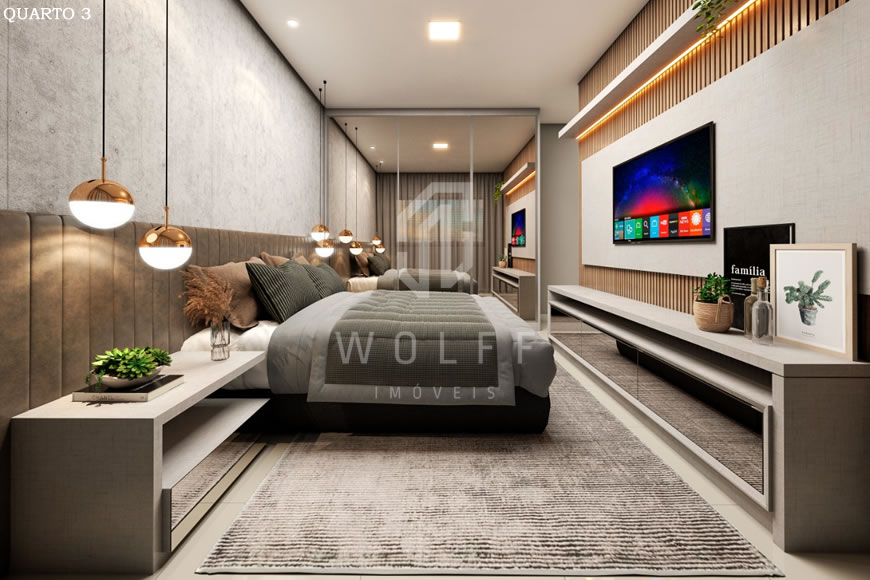 JD912 - Apartamentos a 250 metros da praia no Centro