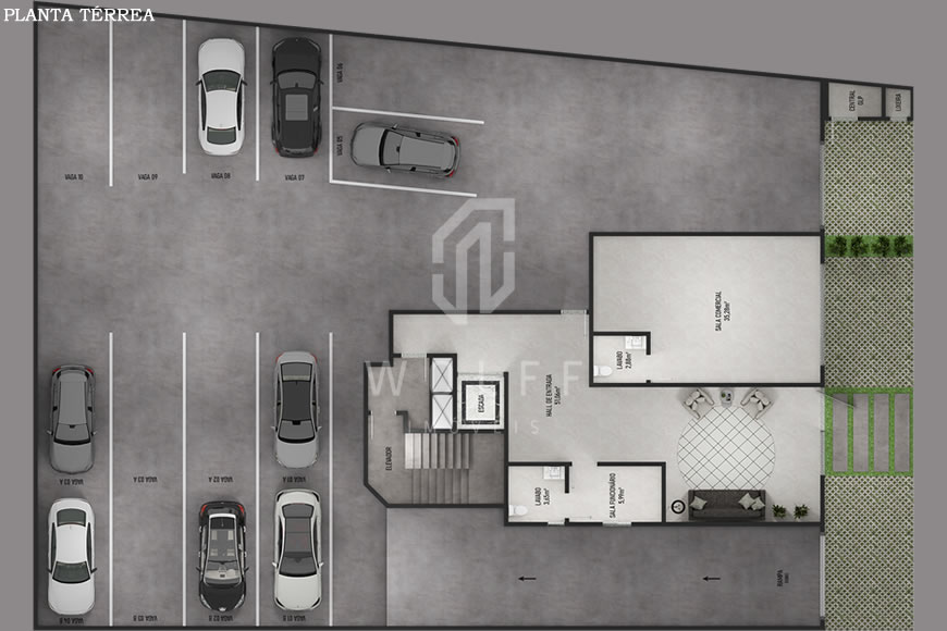 JD912 - Apartamentos a 250 metros da praia no Centro