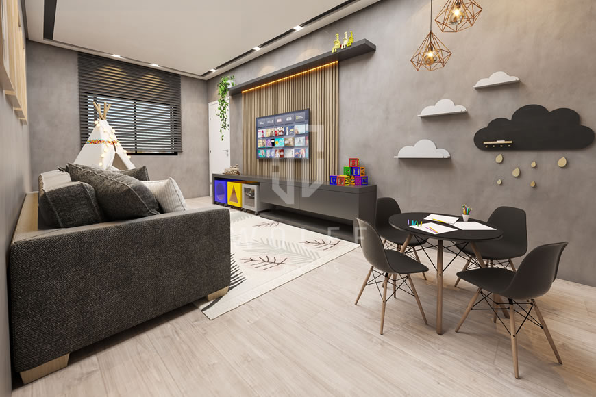 JD912 - Apartamentos a 250 metros da praia no Centro
