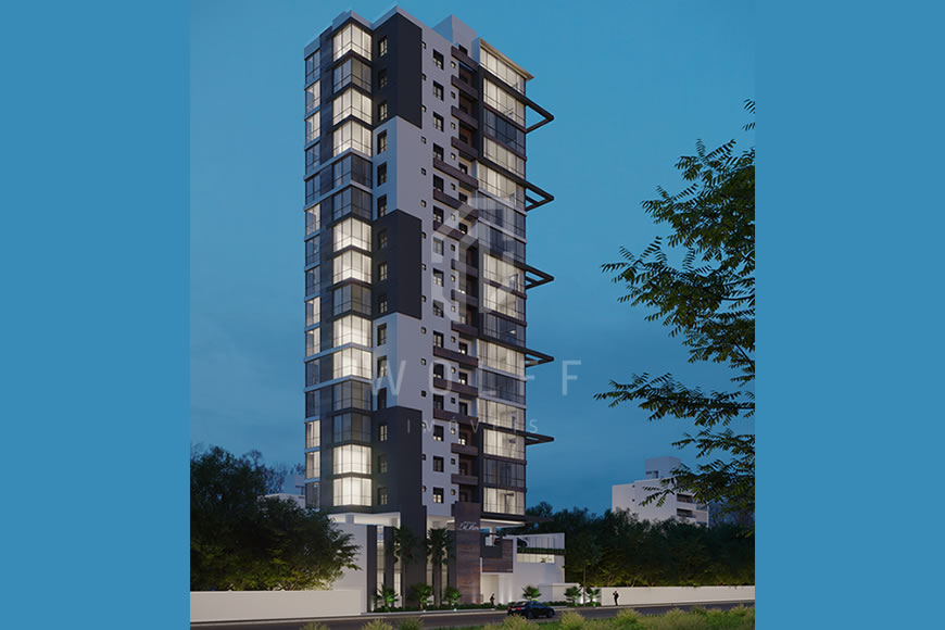 JD937 -  Apartamentos à 290 metros da praia no Itacolomi 