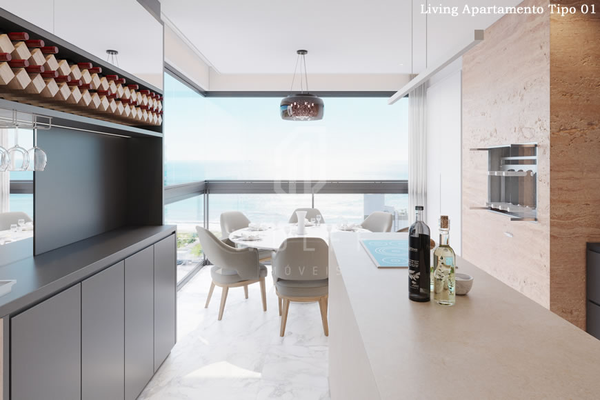 JD937 -  Apartamentos à 290 metros da praia no Itacolomi 