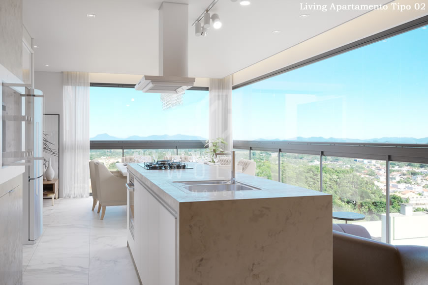 JD937 -  Apartamentos à 290 metros da praia no Itacolomi 