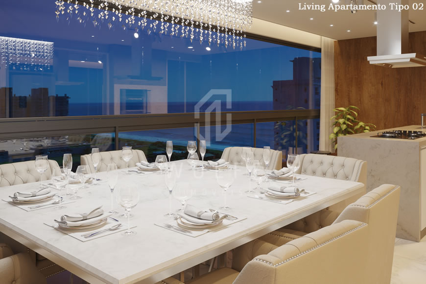 JD937 -  Apartamentos à 290 metros da praia no Itacolomi 