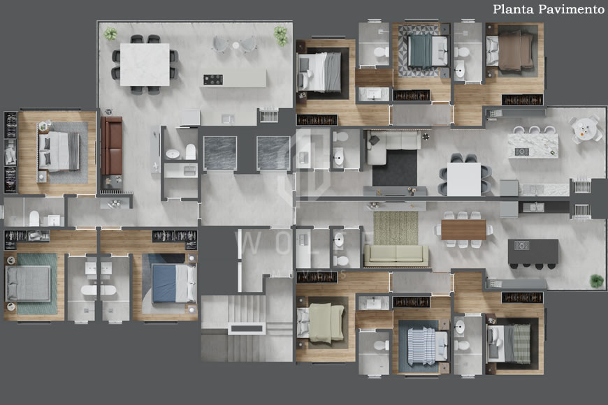 JD937 -  Apartamentos à 290 metros da praia no Itacolomi 