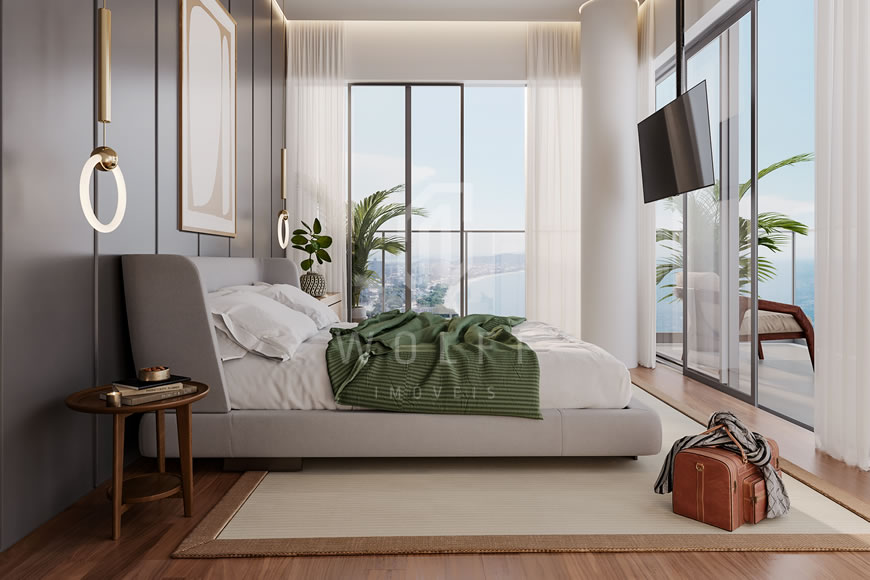 JD982 - Apartamento Sofisticado a 120 metros da Praia de Armação