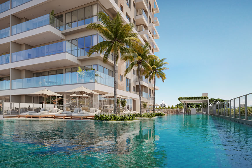 JD982 - Apartamento Sofisticado a 120 metros da Praia de Armação