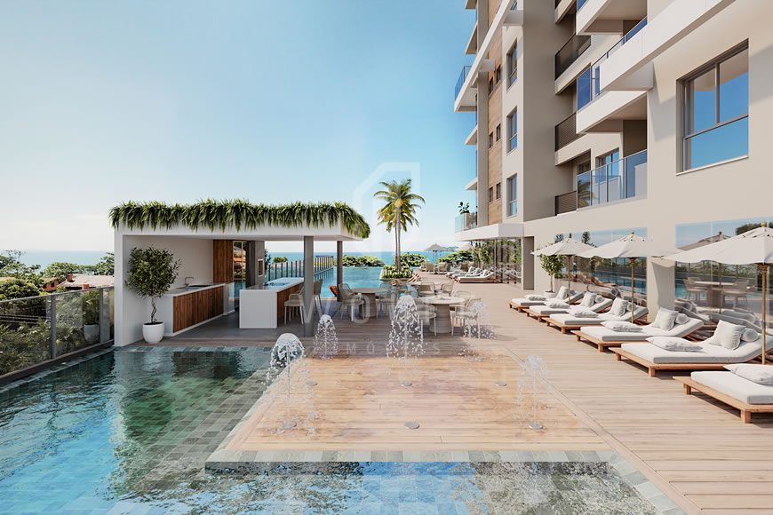 JD982 - Apartamento Sofisticado a 120 metros da Praia de Armação