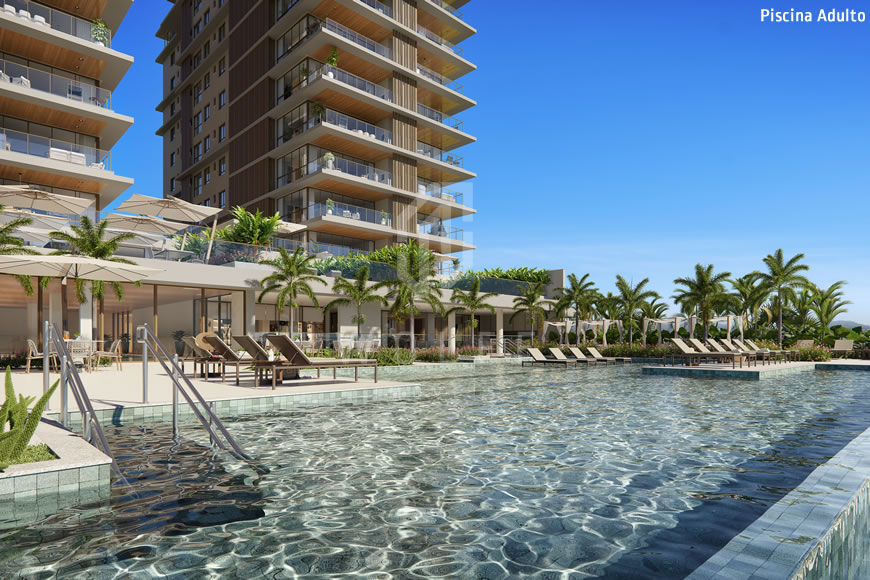 JD984 - Apartamentos em Luxuoso Empreendimento Frente Mar