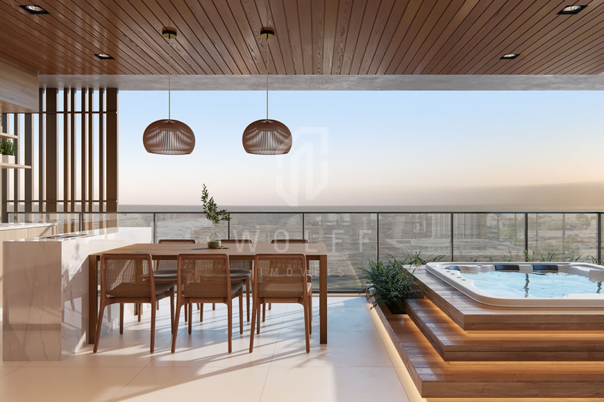 JD984 - Belvedere - Apartamento em Luxuoso Empreendimento Frente Mar