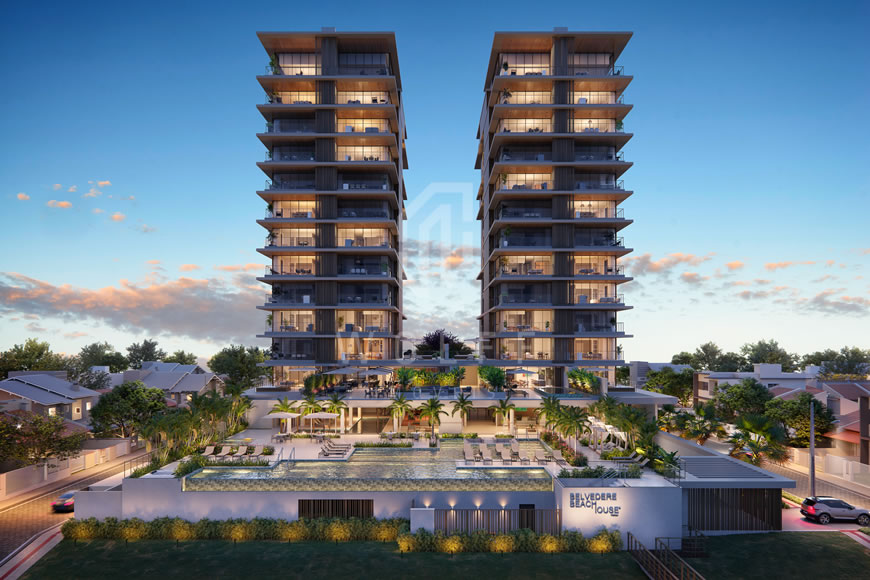 JD984 - Belvedere - Apartamento em Luxuoso Empreendimento Frente Mar