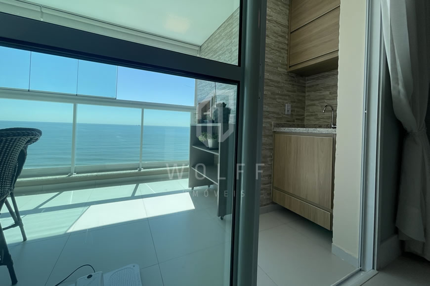 JD998 - Apartamento Frente Mar Mobiliado