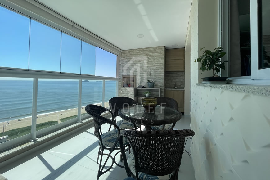 JD998 - Apartamento Frente Mar Mobiliado